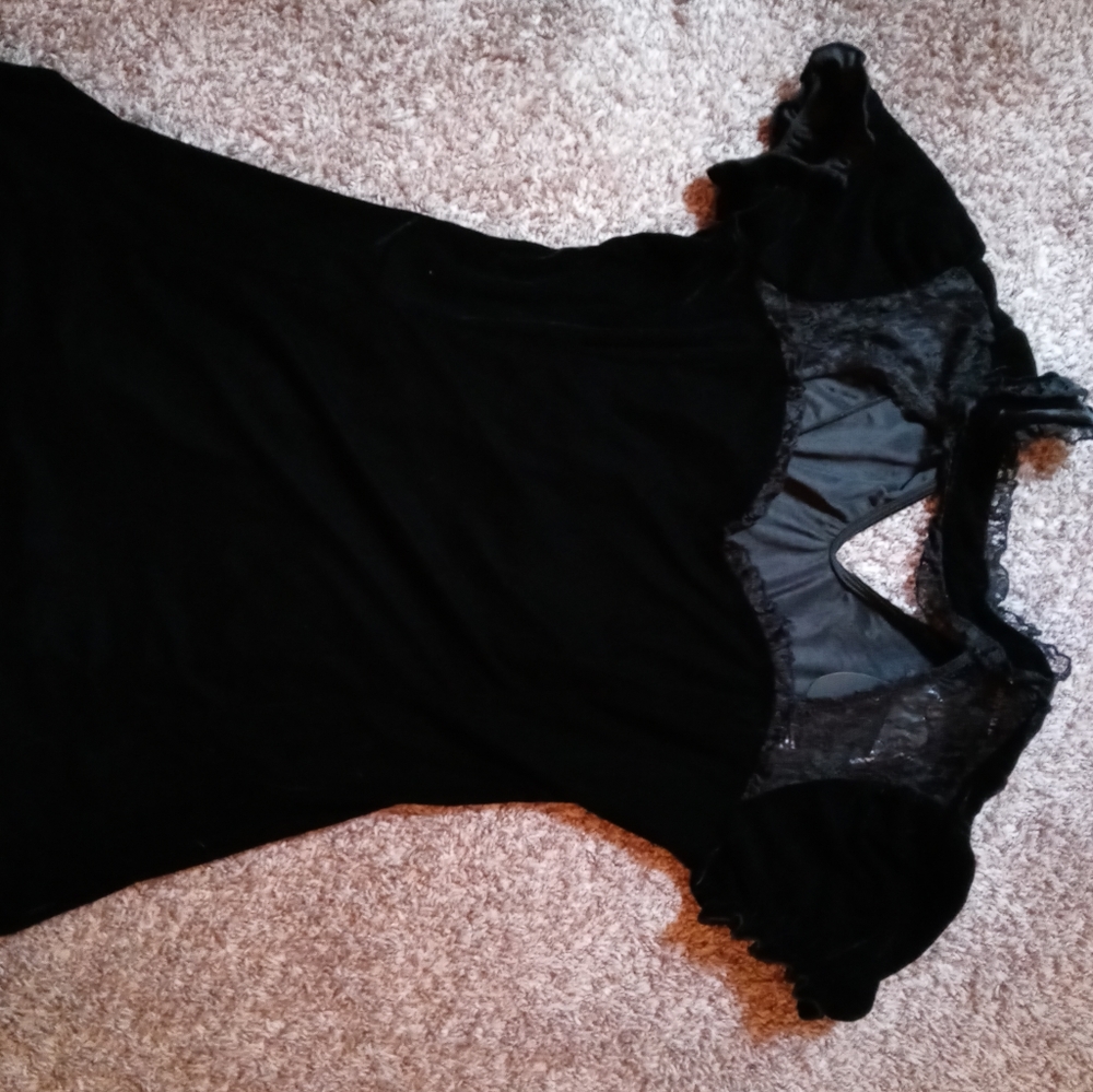 NWT Killstar Julienne Velvet Keyhole Dress